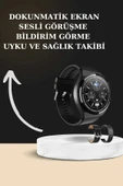 TWS Bluetooth Kulaklık ve Akıllı Saat Uyku Takibi Nabız Ölçer Uzun Pil Ömrü thumbnail 3