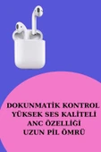 Akıllı Saat ve Kulaklık Seti Dokunmatik Ekran 5.0 Bluetooth Bağlantılı Sesli Görüşme thumbnail 5
