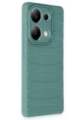 Akman Xiaomi Redmi Note 13 Pro 4G Kılıf Bibercas Silikon Kapak - Koyu Yeşil - ACL6209310-7946 - 2