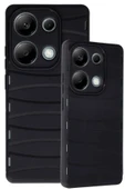 Akman Xiaomi Redmi Note 13 Pro 4G Kılıf Bibercas Silikon Kapak - Siyah - ACL6206068-5859 - 3