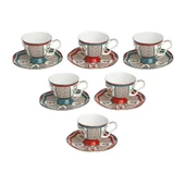 Lucky Art Liora Bone 6 lı Cay Fıncanı Setı thumbnail 2