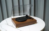 fomix FM-104 kahverengi  Hoparlörlü Bluetoothlu Pikap Plak Çalar - 2