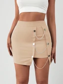 BİÇOMİ Zincirli mini etek s241008 thumbnail 3