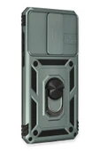 Akman Xiaomi Redmi Note 8 Pro Kılıf Pars Lens Yüzüklü Silikon - Yeşil - ACL6201816-1699 - 2