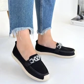 BİÇOMİ Wata Siyah Triko Babet Ayakkabı thumbnail 4