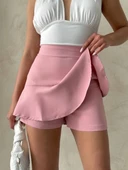 BİÇOMİ Valonlu fırfırlı şort s24683 thumbnail 2