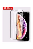 SSLINE Iphone Xs Max 5d Tam Kaplayan Nano Kırılmaz Cam thumbnail 2