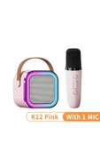 Choice Bluetooth K12 Karaoke Makinesi Taşınabilir 5.3 PA Hoparlör Sistemi 1-2 Kablosuz Mikrofonlu Ev F... thumbnail 1