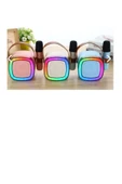 inteknoloji Taşınabilir Bluetooth Karaoke Hoparlör Kablosuz Mikrofon Yeni Ürün Güçlü Ses Mini Ses Sistemi thumbnail 2