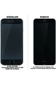 xonex Iphone 7 - Iphone 8 Uyumlu Hayalet Ekran Koruyucu Hayalet Cam Kırılmaz Cam Ekran Koruyucu Siyah thumbnail 6