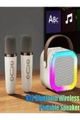 Choice Bluetooth K12 Karaoke Makinesi Taşınabilir 5.3 PA Hoparlör Sistemi 1-2 Kablosuz Mikrofonlu Ev F... thumbnail 8