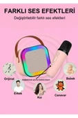 inteknoloji Bluetooth Karaoke Hoparlör Seti Mikrofonlu, RGB LED Işıklı, Yüksek Ses, TaşınabilirMüzik Bombası thumbnail 5