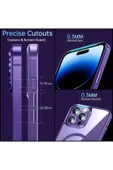 inteknoloji Apple Iphone 14 Pro Max Uyumlu Kılıf Kamera Çıkıntılı Magsafe Destekli Renkli Hassas Butonlu Kapak - 2