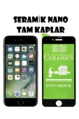 inteknoloji Iphone 6 Plus 6s Plus Uyumlu Seramik Nano Siyah Esnek Tam Full Kaplayan Kırılmaz Cam Ekran Koruyucu thumbnail 2