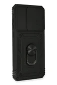 Akman Xiaomi Redmi Note 8 Pro Kılıf Pars Lens Yüzüklü Silikon - Siyah - ACL6209631-1727 - 2