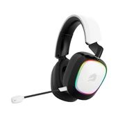 GameBooster WBH23W Nemesis Pro RGB 2.4Ghz+BT Kablosuz Oyuncu Kulaklığı Beyaz thumbnail 1