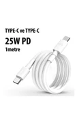 assell 25w Hızlı Type-c Şarj Kablosu Çift Taraflı Type-c To Type-c 25w Pd Şarj Kablo 1metre Hızlı Type-C thumbnail 2