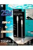 tonex İphone 14 Promax Yeni Nesil 25W Type-c to Lightning Hızlı Şarj Kablosu thumbnail 2