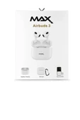 inteknoloji Max  Airbuds 3  Bluetooth Kulak İçi Kulaklık Silikon Hediyeli BT 5.3 - 2