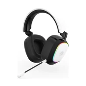 GameBooster WBH23W Nemesis Pro RGB 2.4Ghz+BT Kablosuz Oyuncu Kulaklığı Beyaz thumbnail 3