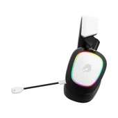 GameBooster WBH23W Nemesis Pro RGB 2.4Ghz+BT Kablosuz Oyuncu Kulaklığı Beyaz thumbnail 4