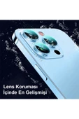 kalimera iPhone 13 Pro / 13 Pro Max ile Uyumlu Premium Ultra Darbe Önleyici Kamera Lens Koruyucu - 5