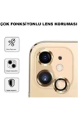 kalimera iPhone 14-14 Plus ile Uyumlu Premium Ultra Darbe Önleyici Safir Kamera Lens Koruyucu - 5