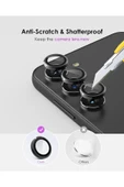 inteknoloji Samsung Galaxy A24 / A34 / A14 / Uyumlu 3 Parça Kamera Lens Koruyucu Cam Kamera Koruma - 2