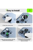 xonex Iphone 14 ve14 Plus Birebir Uyumlu Kamera Lens Koruyucu Cam - 2