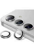 MustCase Samsung Galaxy A34 / A54 Uyumlu Parlak Silver Kamera Lens Koruyucu Cam Lens - 1