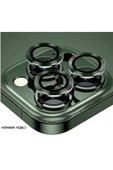 Solid Iphone 13 Pro İphone 13 Pro Max Uyumlu Kamera Lens Koruyucu Metal Çerçeveli Tam Koruma Temperli Cam - 1