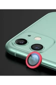 AİNİ iPhone 11 Uyumlu AİNİ CL-07 Kamera Lens Koruyucu-Kırmızı - 1