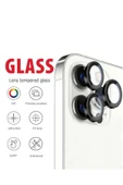 ucuzmi Iphone 13 Pro Max Uyumlu Kamera Lens Koruyucu Çelik Halka Hd 9d Kırılmaz Cam - 5