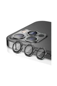 ucuzmi Iphone 13 Pro Max Uyumlu Kamera Lens Koruyucu Çelik Halka Hd 9d Kırılmaz Cam - 3