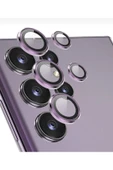 Solid Samsung Galaxy S23 Ultra Uyumlu 5 Parça Kamera Lens Koruyucu Cam Kamera Koruma Kılıf CL-07 - 1