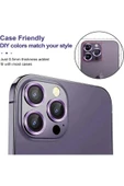 ERMER iphone 11 Uyumlu Kamera Lensi Koruma Camı Safir Metal Çerçeveli HD Gökkuşağı Koruma Lensi - 6