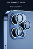 ucuzmi Iphone 13 Pro Max Uyumlu Kamera Lens Koruyucu Çelik Halka Hd 9d Kırılmaz Cam - 2