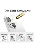kalimera iPhone 14-14 Plus ile Uyumlu Premium Ultra Darbe Önleyici Safir Kamera Lens Koruyucu - 3