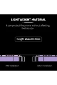 ERMER iphone 11 Uyumlu Kamera Lensi Koruma Camı Safir Metal Çerçeveli HD Gökkuşağı Koruma Lensi - 8