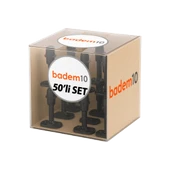 Siyah 50 ADET Silikon Kapı Pencere Arkası Tampon Vidalı Duvar Boya Koruyucu Plastik Stoper Seti thumbnail 6