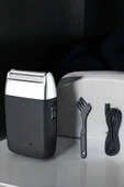 Tıraş Makinesi Mini Sinek Kaydı Şarjlı Taşınabilir Paslanmaz Çelik thumbnail 4