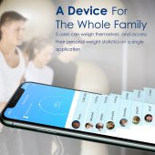 Dijital Baskül Hassas Akıllı Vücut kitle indeksi Ölçer - Promate ISCALE thumbnail 6