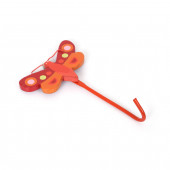 82004A AHŞAP TEKLİ ASKI KELEBEK ŞEKİLLİ 12X7X0,3CM - 1