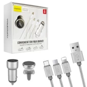 Gammers Powerway Araç Şarj Ve Telefon Tutucu Seti 3 In 1 - 1