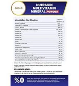 Nutraxin Multivitamin Mineral Powder 300 gr thumbnail 4