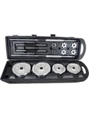 50 Kg Çantalı Krom Dambıl Seti – Döküm Plaka ve Bar Ağırlık Seti thumbnail 1