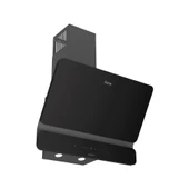 Ferre FLOWART-FLAMEART-SILENTART Serisi Siyah Set (CS205-WFA + QBL63CS +D080-SA ) - Emaye Izgara / Kademeli Musluk - 6