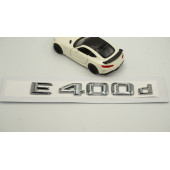 E400d Bagaj Krom Metal 3M 3D Yazı Logo - 3