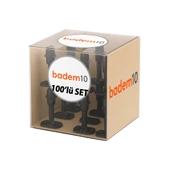 Siyah 100 ADET Set Silikon Kapı Pencere Arkası Tampon Vidalı Duvar Boya Koruyucu Plastik Stoper thumbnail 5