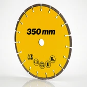 350 mm Lazer Kaynaklı Beton Kesme Testeresi Diski Beton Asfalt Tuğla Parke Fayans Elmas Kesim Disk thumbnail 3